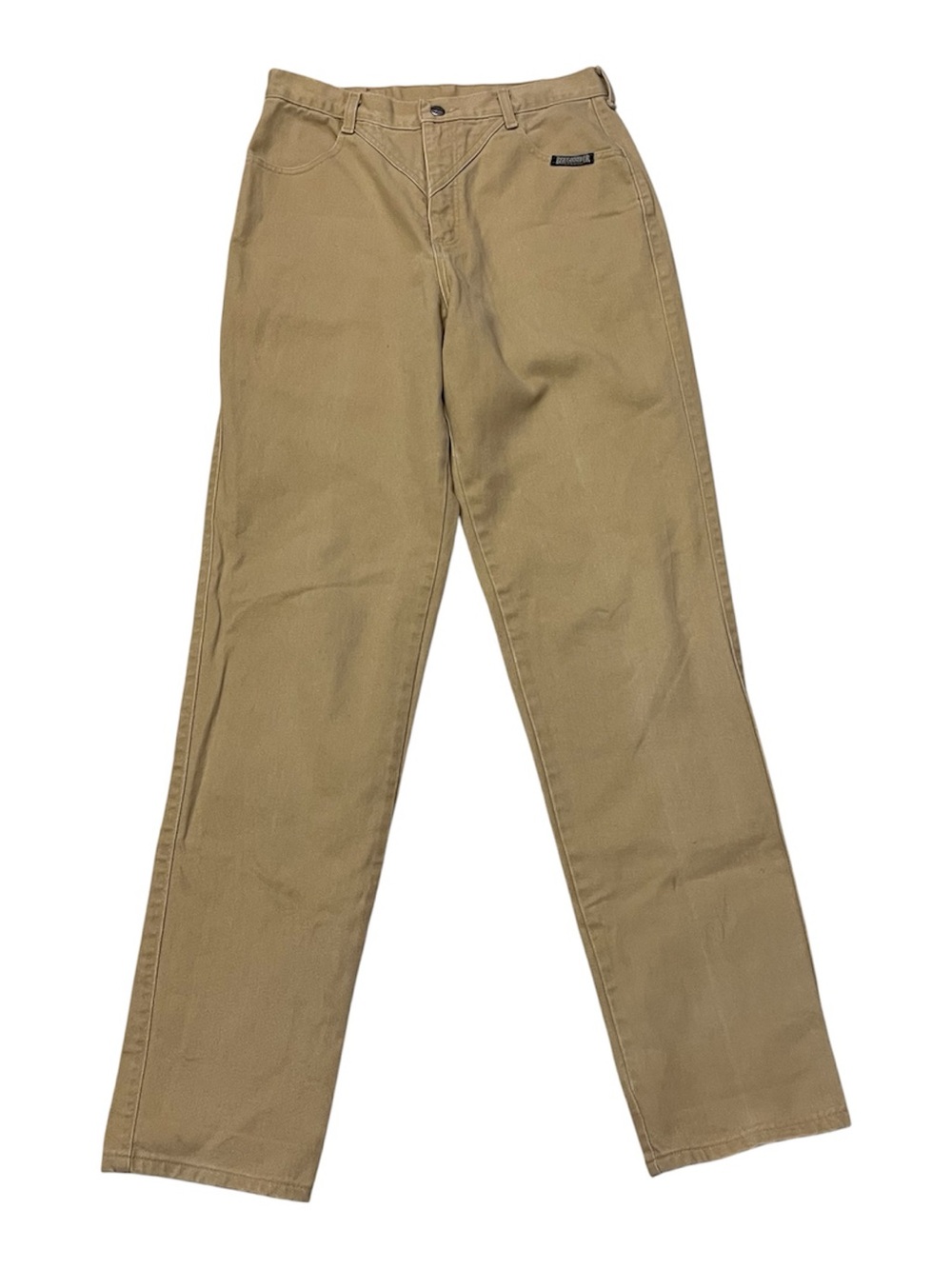 Roughrider Brand Vintage Straight Leg Women’s Jeans in Khaki - Classic Casual